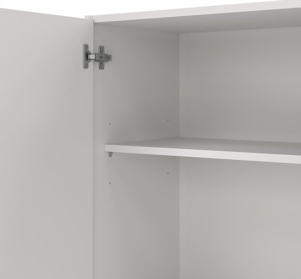 Armadio bianco 3 ante salvaspazio 109x180h cm - Ranuncolo