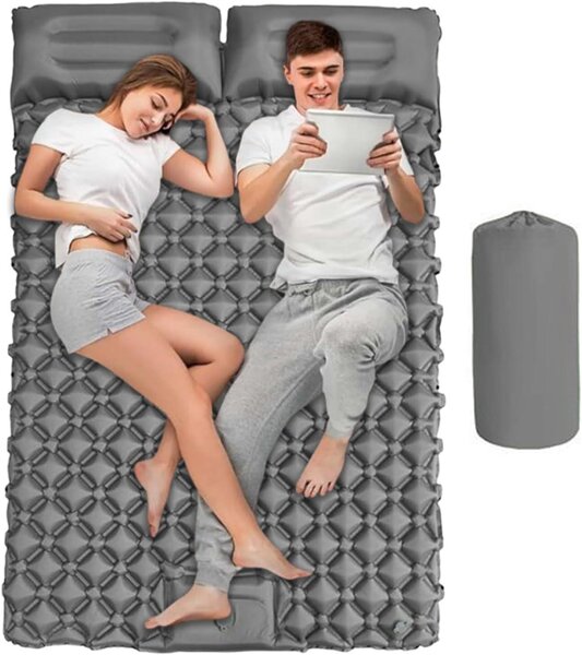 Materasso gonfiabile per campeggio - Letto gonfiabile da esterno - Comfort per il campeggio - Design impermeabile e leggero - 190 x 120 cm - Disponibile in vari colori