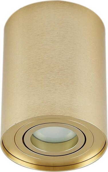 Spot da soffitto Arco Jolina, rotondo, oro, 13 cm, metallo