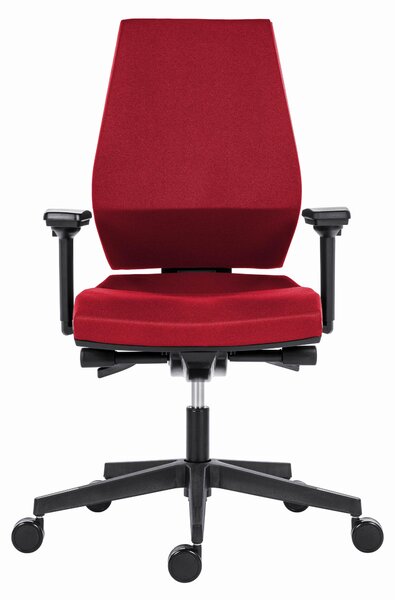 Powerton Sedia da ufficio ergonomica ERGO SIMA, rossa