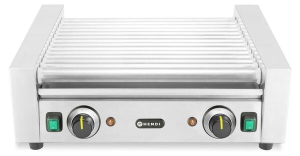 Griglia a rulli – 2 zone, HENDI, 14 ruote, 230V/1230W, 566x640x(H)192mm