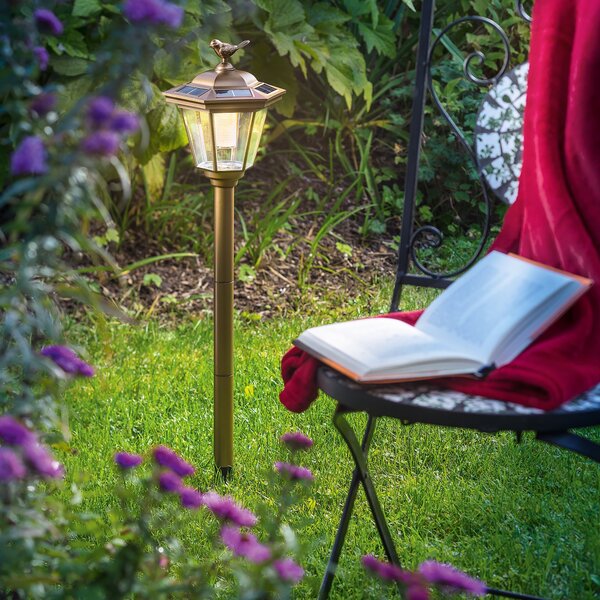 Esotec lampada solare da terra Tivoli, bianco caldo, 68 cm, color rame