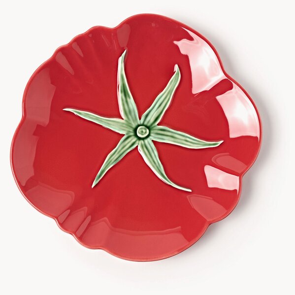 Set di 4 piatti da colazione Tomato