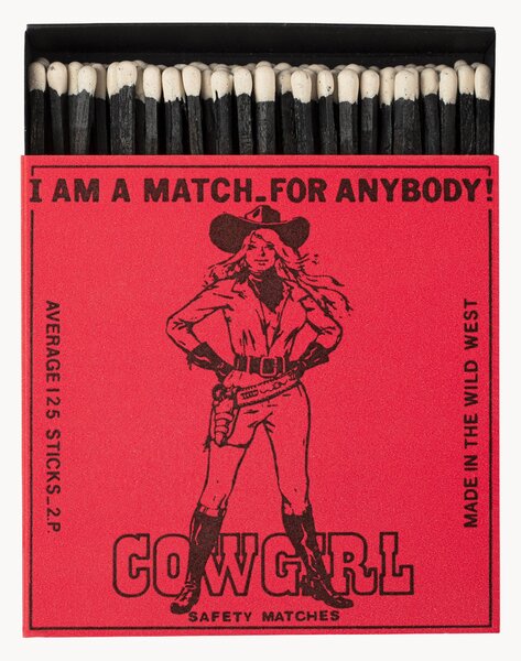 Coppia di candele Cowgirl