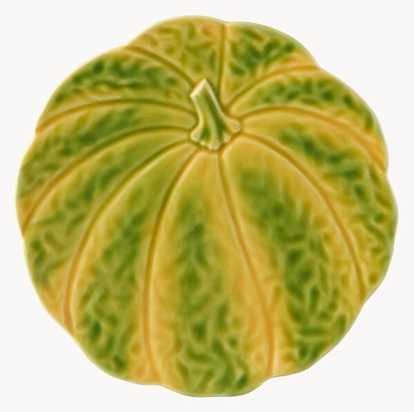 Set di 4 piatti da colazione in gres Pumpkin