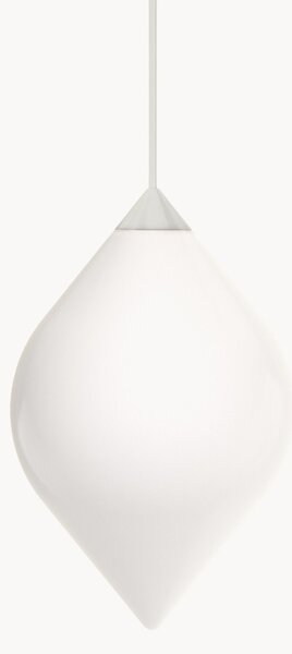 Lampada a sospensione in vetro soffiato con luce regolabile Flare