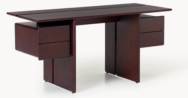 Scrivania in legno di mango con cassetti Lawrence