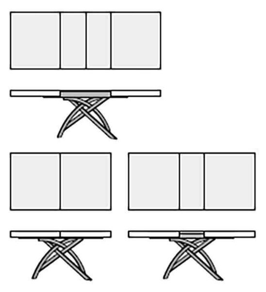 HELIOS - tavolo da pranzo allungabile