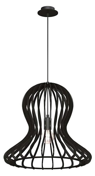 Amplex 5020 - Lampadario a sospensione con cavo OCTO 1xE27/20W/230V nero