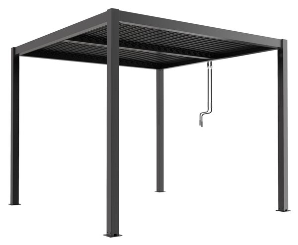 NIMBUS - pergola bioclimatica in alluminio 3 x 3 m