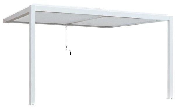 NIMBUS - pergola bioclimatica addossata in alluminio 3 x 4 m