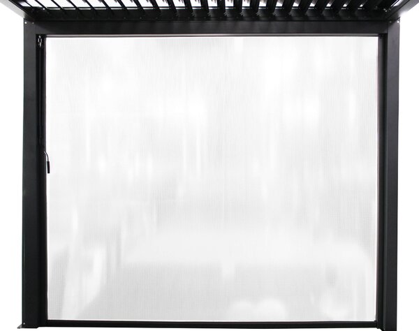 Laterale in PVC per lato da 3 m pergola bioclimatica