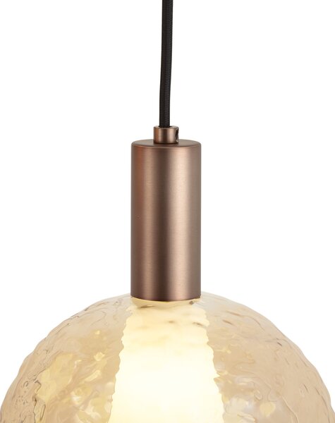 Lampada a sospensione di design bronzo scuro 3 luci - Ard