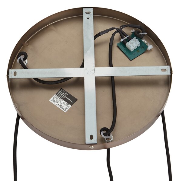 Lampada a sospensione di design bronzo scuro 3 luci - Ard