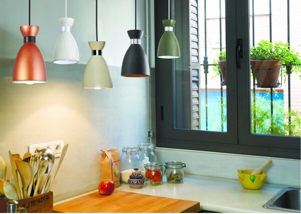 Lampadario a sospensione con filo CUTE 1xE27/60W/230V