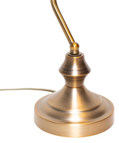 Lampada da tavolo classica / lampada da notaio bronzo - Banker