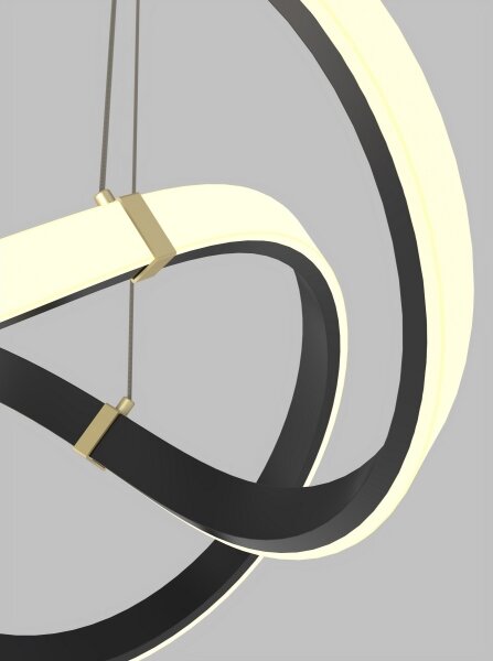 Wofi 6134-104 - Lampadario a sospensione con filo LED dimmerabile INDIGO LED/44W/230V