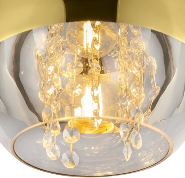 Maytoni P140-PL-110-1-G - Lampadario a sospensione con filo FERMI 1xE27/60W/230V oro