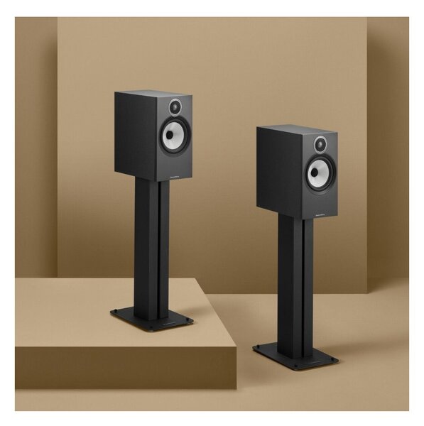 Bowers & Wilkins 606 S3 Black Coppia Casse Scaffale 120W 2vie T2,5 W16,5 BassReflex