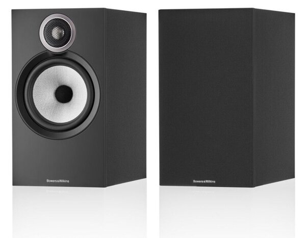 Bowers & Wilkins 606 S3 Black Coppia Casse Scaffale 120W 2vie T2,5 W16,5 BassReflex