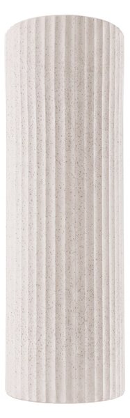 Applique Cilindrica in Cemento Chiaro Rigato GU10 IP65 - NOVILUMIO