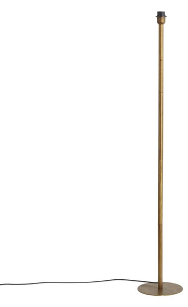 Lampada da terra classica oro senza paralume - Simplo
