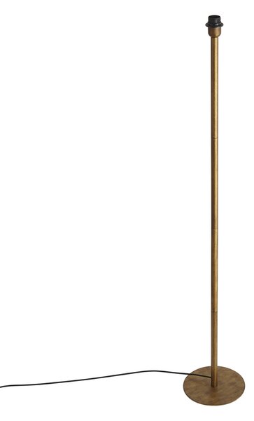 Lampada da terra classica oro senza paralume - Simplo