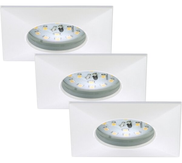 Briloner 7205-036 - SET 3x Lampada LED da incasso ATTACH LED/5W/230V IP44 bianco