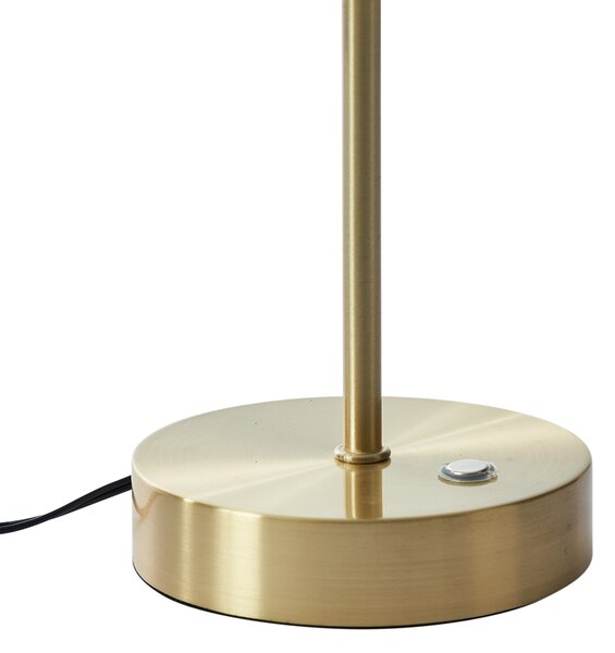 Lampada da tavolo di design oro con vetro opale incl. LED dimmerabile - Joya