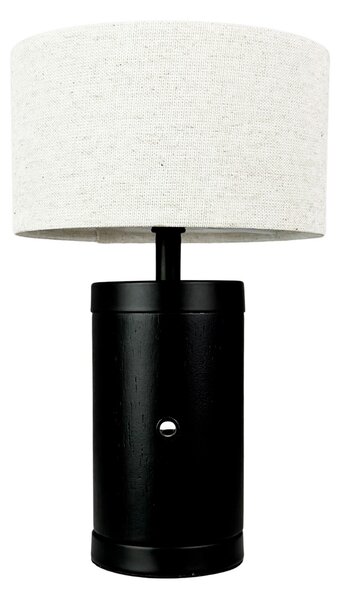 Lampade da tavolo Dyberg Larsen, Mellow, dimmerabile, Nero, Soggiorno, Legno, Scandinavo