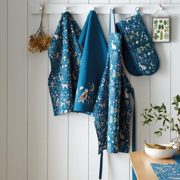 Set di strofinacci in cotone 4 pz 50x70 cm Enchanted Twilight Animals – Catherine Lansfield