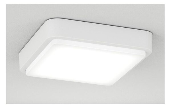 IRVINE PLAFONIERA APPLIQUE QUADRATA 36X36 CM IN ALLUMINIO 3 COLORI IP54 LAMPADINE GX53 SOSTITUIBILI MODERNA