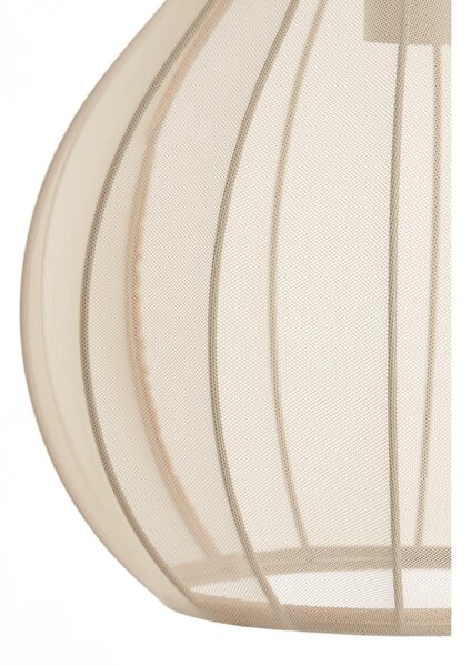 Lampada da terra beige con paralume in tessuto (altezza 156,5 cm) Elati - Light & Living