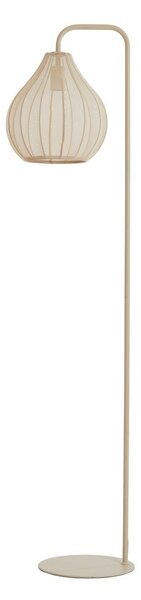 Lampada da terra beige con paralume in tessuto (altezza 156,5 cm) Elati - Light & Living