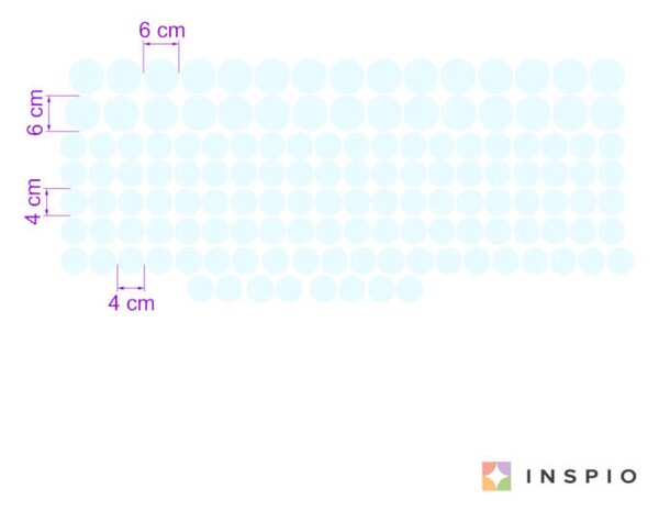 Adesivo da parete per bambino - punti e palle, di 2 dimensioni e vari colori