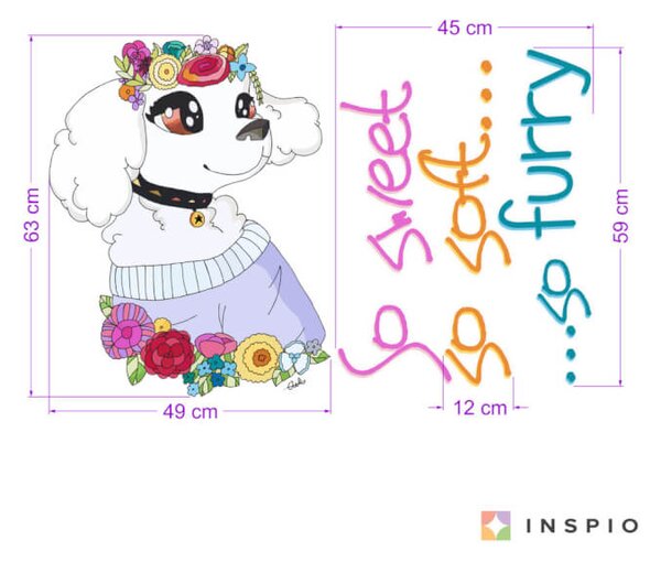 Adesivo da parete - So furry