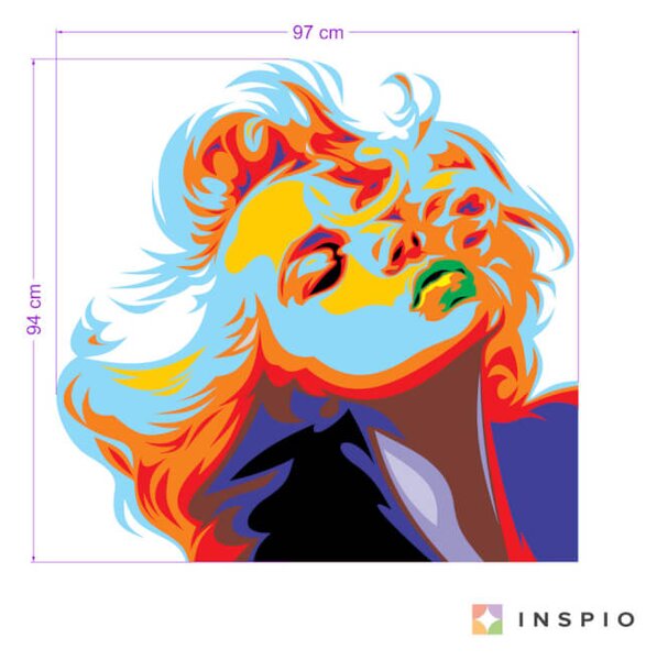 Adesivo da parete - Marilyn Monroe