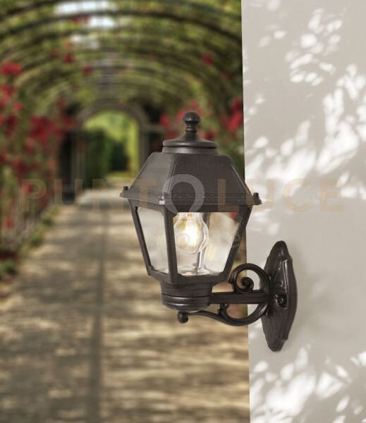 Alba applique con lanterna installabile sia verso basso che alto 1 