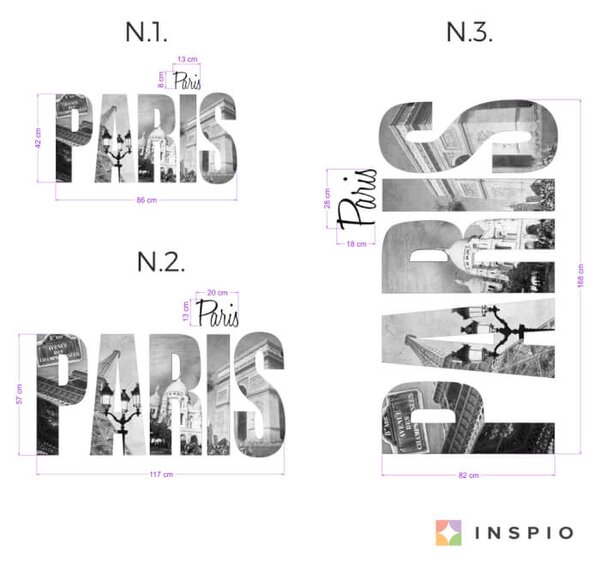 Adesivo da parete - Parigi