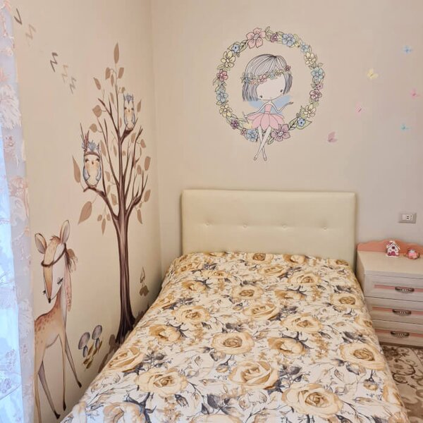 INSPIO Fata del bosco - adesivo murale