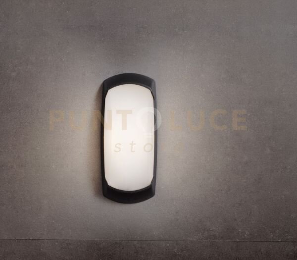 Andora applique plafoniera 1 luce attacco e27 antiruggine nero ip66