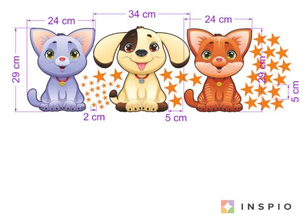 Adesivi da parete - Animali domestici