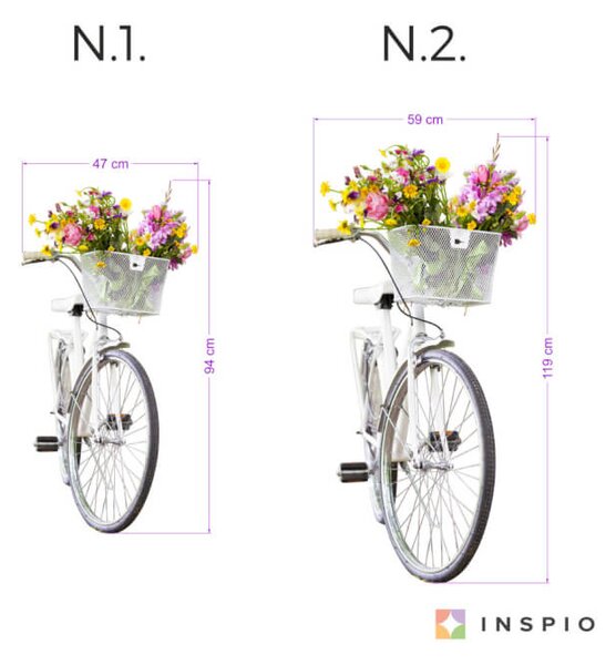 Adesivo da parete - Bicicletta retrò