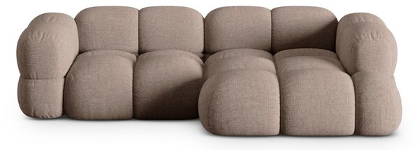 Divano angolare marrone (con penisola a destra/con chaise lounge) Loretto – Cosmopolitan Design