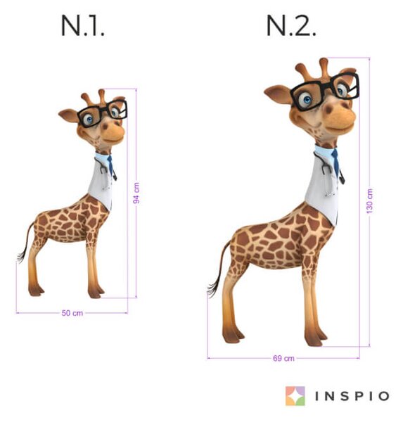 Adesivo da parete - Dr. Giraffa