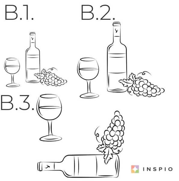 Adesivo da parete - Vino