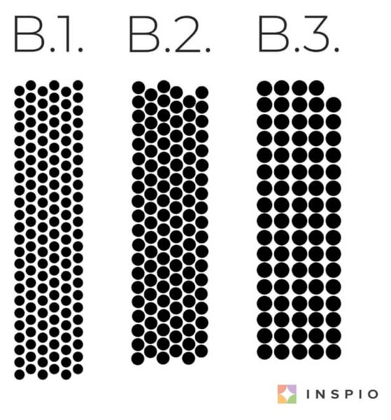 Adesivi per la camera da letto - Pois di due colori
