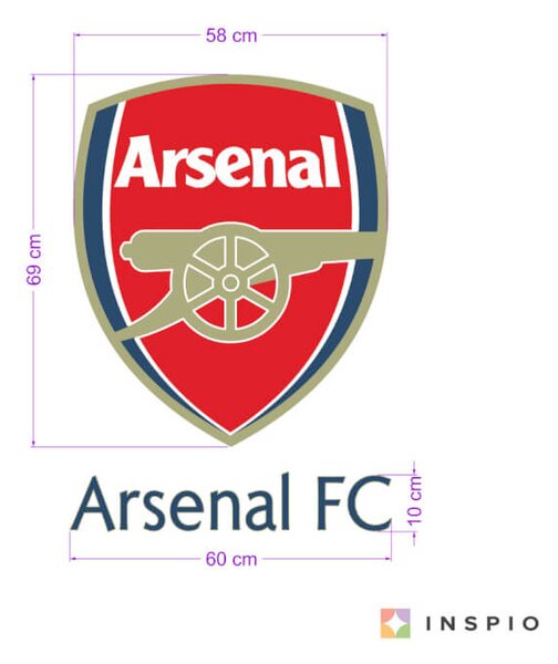 Adesivo murale di Arsenal London