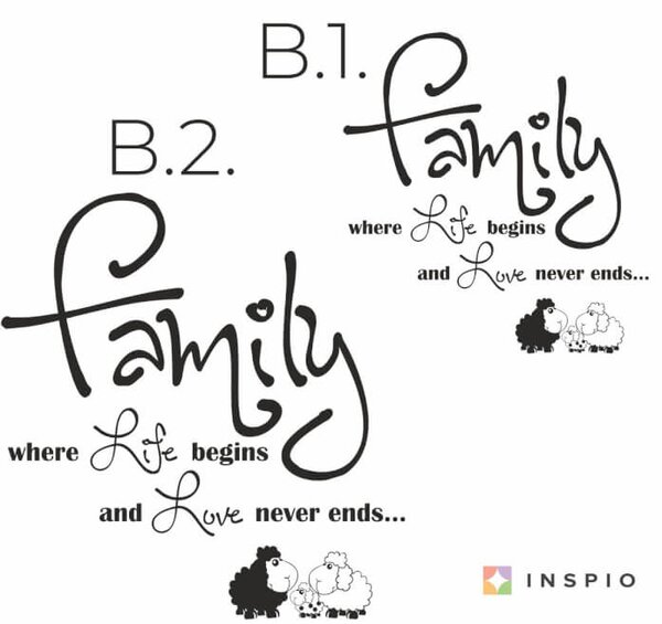 Adesivi da parete - Family