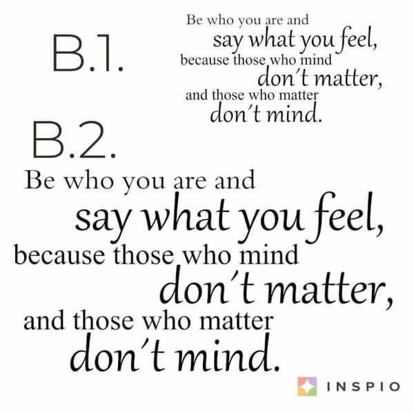Adesivo da parete - Be who you are